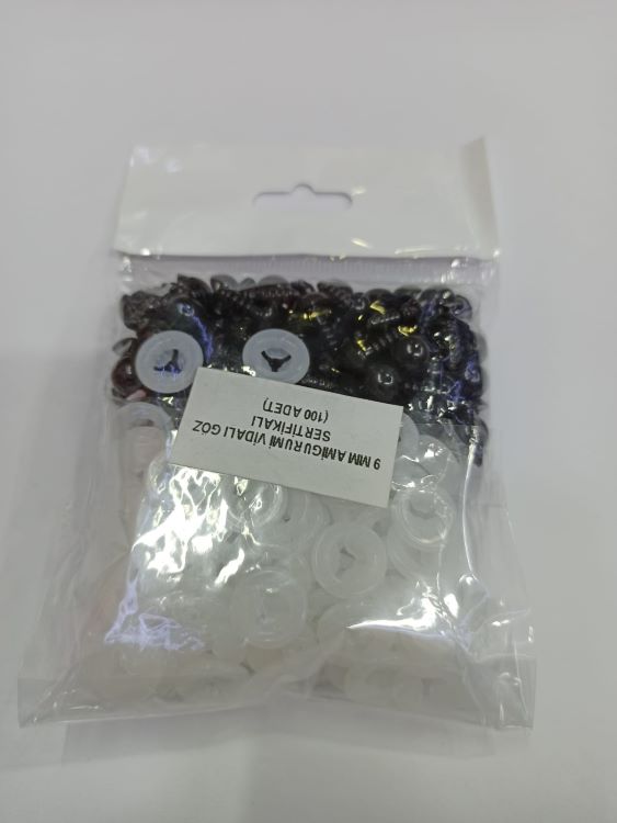 Vidalı Göz 9 mm (100 Adet)