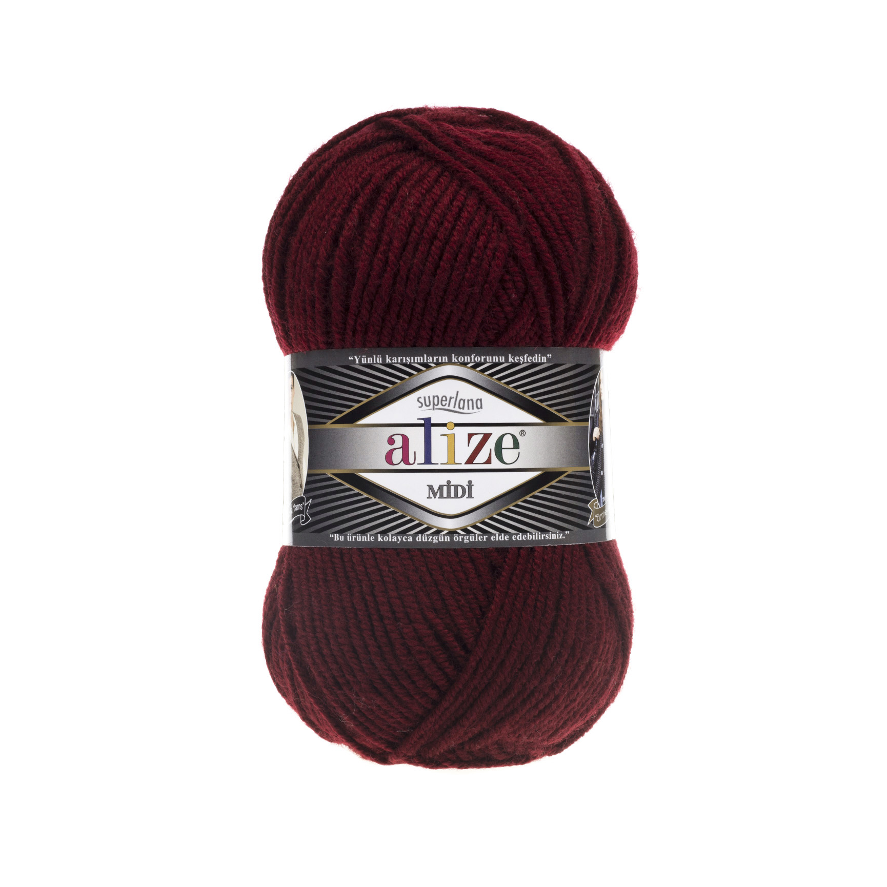 Superlana Midi 57 Bordo
